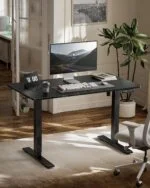 black adjustable standing desk, electric standing desk black, sit stand desk black frame, height adjustable office desk black, ergonomic standing desk black modern, black office workstation adjustable desk, modern sit stand desk black, home office standing desk black, adjustable height desk black steel frame, minimalist standing desk black design, black ergonomic workstation desk, electric height adjustable desk black office, professional standing desk black, modern office furniture standing desk black, productivity ergonomic desk black adjustable.