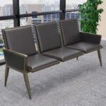 3 seater airport waiting bench, airport terminal bench 3 seat, public waiting bench airport seating, metal airport bench 3 seater, stainless steel waiting bench airport, airport seating bench heavy duty, terminal seating bench 3 person, transport waiting bench metal frame, hospital airport style bench seating, durable airport bench 3 seater, commercial waiting bench airport furniture, modern airport seating bench steel, perforated metal airport bench, padded airport waiting bench 3 seater, institutional public seating bench airport.