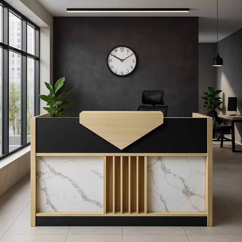 Reception Desk modern wooden receptionist desk, wooden receptionist desk, modern reception desk, receptionist desk, reception counter, office reception desk, front office desk, welcome desk, reception area desk, office front desk, customer reception counter, client reception desk, corporate reception desk, business reception desk, professional reception desk, contemporary reception desk, stylish reception desk, elegant reception desk, premium reception desk, luxury reception desk, wooden office reception desk, executive reception desk, reception workstation, admin reception desk, inquiry desk, help desk counter, information desk, lobby reception desk, waiting area desk, customer service desk, front counter desk, office welcome counter, office interior reception furniture, office setup furniture, office organization furniture, office workspace desk, commercial reception desk, hospitality reception desk, hotel reception desk, clinic reception desk, salon reception desk, retail reception counter, showroom reception desk, functional reception desk, practical office furniture, durable reception desk, heavy duty reception desk, reinforced reception desk, stable reception counter, space saving reception desk, MDF reception desk, laminated wooden desk, mahogany reception desk, custom reception desk, modular reception desk, storage reception desk, reception desk with drawers, office furniture desk, modern workspace furniture, professional workspace furniture, corporate furniture reception, office furniture Kenya, wooden reception desk Kenya, receptionist desk Nairobi, reception desk Kenya, office desk Kenya, reception counter Kenya, front desk Kenya, office furniture Kenya, corporate reception furniture Kenya, business reception desk Kenya, professional reception desk Kenya, modern office furniture Kenya, durable reception desk Kenya, premium office furniture Kenya, workspace furniture Kenya, office setup Kenya, office planning furniture Kenya, office reception furniture Kenya, office lobby furniture Kenya, office front desk Kenya, customer service desk Kenya, client reception furniture Kenya, commercial office furniture Kenya, hospitality reception desk Kenya, office furniture Nairobi Kenya, stylish reception desk Kenya, elegant reception furniture Kenya, functional reception desk Kenya, office support furniture Kenya, office organization furniture Kenya, business front desk Kenya, professional workspace furniture Kenya, corporate office furniture Kenya.