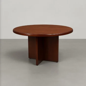 Mahogany Round Office Table, mahogany round office table, round office table, mahogany office table, round meeting table, office meeting table, office conference table, round conference table, discussion table, collaborative office table, boardroom table, office collaboration table, executive meeting table, office furniture table, wooden office table, professional office table, business meeting table, corporate meeting table, commercial office table, office breakout table, round wooden table, office discussion desk, office workspace table, modern office table, contemporary office table, premium office table, executive office furniture, office collaboration furniture, office seminar table, office presentation table, office table with premium mahogany finish, office table with durable construction, office table with scratch resistant surface, office table with sturdy base, office table with reinforced structure, office table with quality craftsmanship, office table with polished finish, office table with elegant wood grain, office table with modern design, office table with contemporary styling, office table with dependable durability, office table with commercial grade quality, office table with spacious tabletop, office table with stable pedestal base, office table with practical functionality, office table with quality materials