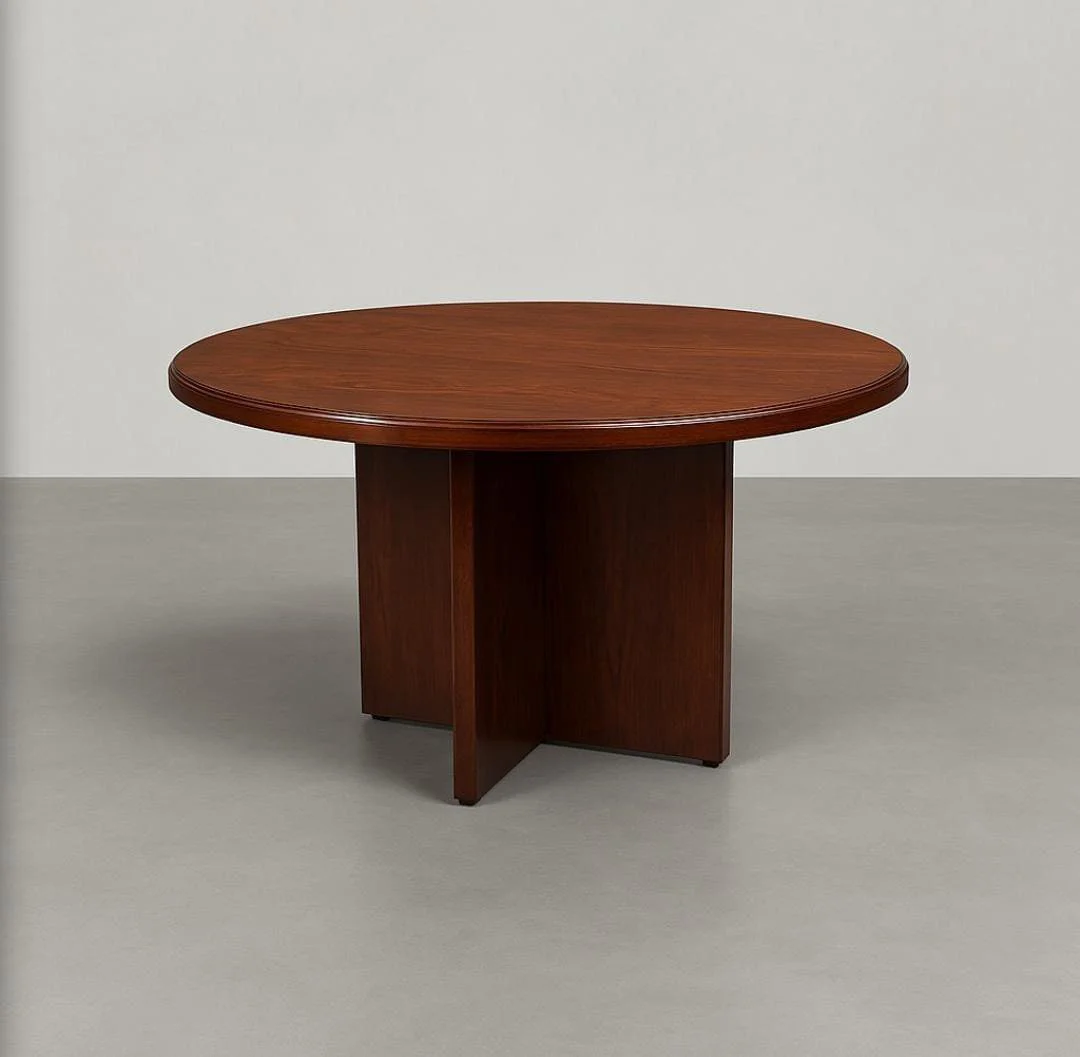 Conference table Mahogany Round Office Table, mahogany round office table, round office table, mahogany office table, round meeting table, office meeting table, office conference table, round conference table, discussion table, collaborative office table, boardroom table, office collaboration table, executive meeting table, office furniture table, wooden office table, professional office table, business meeting table, corporate meeting table, commercial office table, office breakout table, round wooden table, office discussion desk, office workspace table, modern office table, contemporary office table, premium office table, executive office furniture, office collaboration furniture, office seminar table, office presentation table, office table with premium mahogany finish, office table with durable construction, office table with scratch resistant surface, office table with sturdy base, office table with reinforced structure, office table with quality craftsmanship, office table with polished finish, office table with elegant wood grain, office table with modern design, office table with contemporary styling, office table with dependable durability, office table with commercial grade quality, office table with spacious tabletop, office table with stable pedestal base, office table with practical functionality, office table with quality materials