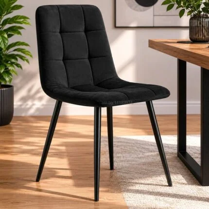 Black Modern Fabric Dining Chair, Fabric Dining Chair Kenya, Modern Dining Chair, Black Dining Chair Kenya, Upholstered Dining Chair, Contemporary Dining Chair, Dining Room Chair, Kitchen Chair Kenya, Restaurant Dining Chair, Café Chair Kenya, Hotel Dining Chair, Modern Fabric Chair, Padded Dining Chair, Luxury Dining Chair, Home Dining Furniture, Commercial Dining Chair, Dining Furniture Kenya, Modern Home Furniture, Office Cafeteria Chair, Tamco Furniture Kenya
