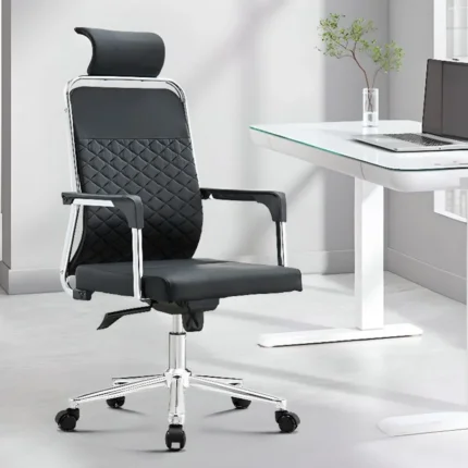 Leather Swivel Office Chair, leather swivel office chair, executive leather office chair, swivel office chair, leather office chair, ergonomic office chair, executive chair, managerial office chair, director office chair, CEO office chair, office desk chair, computer office chair, adjustable office chair, reclining office chair, high back office chair, premium office chair, luxury office chair, professional office chair, business office chair, commercial office chair, corporate office chair, office furniture chair, leather desk chair, executive seating, office workstation chair, home office chair, ergonomic workstation chair, office chair with genuine leather upholstery, office chair with premium PU leather upholstery, office chair with ergonomic lumbar support, office chair with adjustable headrest, office chair with reclining backrest, office chair with tilt lock mechanism, office chair with adjustable height, office chair with padded armrests, office chair with high density foam cushioning, office chair with ergonomic back support, office chair with 360 degree swivel, office chair with sturdy five star base