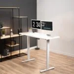 140cm White Adjustable Desk, 140cm white adjustable desk, 1400mm white adjustable desk, 1.4m adjustable desk, white height adjustable desk, white standing desk, white sit stand desk, electric adjustable desk, motorized standing desk, ergonomic office desk, office computer desk, office workstation desk, executive office desk, home office desk, study desk, computer desk, writing desk, office table, workstation desk, adjustable computer desk, height adjustable workstation, office furniture, modern office desk, contemporary office desk, minimalist office desk, office productivity desk, adjustable office workstation, office desk with electric height adjustment, office desk with dual motor lifting system, office desk with digital control panel, office desk with memory height presets, office desk with smooth height adjustment, office desk with whisper quiet motor, office desk with anti collision system, office desk with cable management, office desk with spacious work surface, office desk with premium white finish, office desk with scratch resistant surface, office desk with sturdy steel frame, office desk with reinforced construction, office desk with ergonomic working height, office desk with quality craftsmanship, office desk with modern design, office desk with contemporary styling, office desk with dependable durability