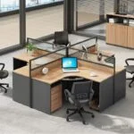 4 Way Curved Modular Workstation, 4 Person Office Workstation Kenya, Modular Office Workstation, Office Cubicles Kenya, Curved Office Desk, Shared Office Desk, Collaborative Workstation, Open Plan Office Furniture, Office Workstation with Dividers, Four Seater Workstation, Call Centre Workstation, Corporate Office Furniture Kenya, Office Desk Cluster, Modern Office Workstation, Ergonomic Workstation, Office Cubicle System, Team Workstation, Commercial Office Furniture, Office Furniture Kenya, Tamco Office Furniture
