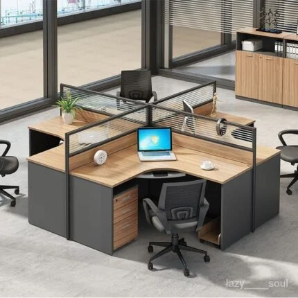 4 Way Curved Modular Workstation, 4 Person Office Workstation Kenya, Modular Office Workstation, Office Cubicles Kenya, Curved Office Desk, Shared Office Desk, Collaborative Workstation, Open Plan Office Furniture, Office Workstation with Dividers, Four Seater Workstation, Call Centre Workstation, Corporate Office Furniture Kenya, Office Desk Cluster, Modern Office Workstation, Ergonomic Workstation, Office Cubicle System, Team Workstation, Commercial Office Furniture, Office Furniture Kenya, Tamco Office Furniture
