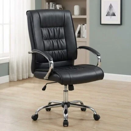 Midback Leather Office Chair, midback leather office chair, leather office chair, midback executive chair, ergonomic leather chair, office desk chair, computer office chair, swivel office chair, adjustable office chair, office task chair, managerial office chair, executive office chair, office seating chair, professional office chair, business office chair, commercial office chair, corporate office chair, office furniture chair, leather desk chair, office workstation chair, office computer chair, office work chair, ergonomic office chair, home office chair, office swivel chair, executive seating chair, office chair with adjustable height, office chair with tilt mechanism, office chair with lumbar support, office chair with padded seat, office chair with padded armrests, office chair with ergonomic back support, office chair with premium leather upholstery, office chair with high density foam cushioning, office chair with sturdy five star base
