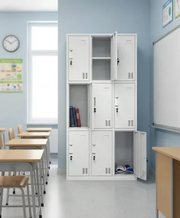 9 Locker Metallic Storage Cabinet, 9 locker metallic storage cabinet, 9 locker cabinet, metallic storage cabinet, steel locker cabinet, metal locker cabinet, office locker cabinet, office storage cabinet, steel storage cabinet, metal storage cupboard, office cupboard, employee locker cabinet, personal storage locker, workplace locker cabinet, office security locker, lockable storage cabinet, office filing cabinet, office organization cabinet, storage locker unit, commercial storage cabinet, business storage cabinet, corporate storage cabinet, industrial locker cabinet, staff locker cabinet, school locker cabinet, gym locker cabinet, warehouse storage cabinet, changing room locker, office furniture cabinet, metal office cabinet, storage furniture, office storage solution, locker cabinet with individual lockable compartments, locker cabinet with durable steel construction, locker cabinet with powder coated finish, locker cabinet with scratch resistant surface, locker cabinet with reinforced doors, locker cabinet with ventilation slots, locker cabinet with sturdy frame, locker cabinet with quality craftsmanship, locker cabinet with modern design, locker cabinet with contemporary styling, locker cabinet with dependable durability