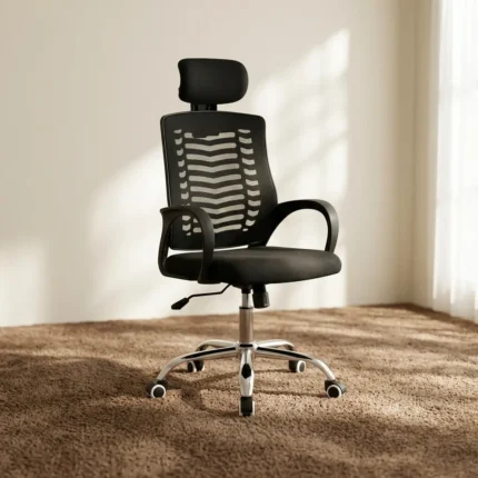 Mesh Headrest Clerical Chair, mesh headrest clerical chair, clerical office chair, mesh office chair, headrest office chair, ergonomic mesh chair, office desk chair, computer office chair, swivel office chair, adjustable office chair, office task chair, staff office chair, secretarial office chair, clerical desk chair, ergonomic office chair, office seating chair, professional office chair, business office chair, commercial office chair, corporate office chair, office furniture chair, breathable mesh chair, ergonomic desk chair, office workstation chair, office computer chair, office work chair, home office chair, office swivel chair, office chair with adjustable headrest, office chair with breathable mesh back, office chair with lumbar support, office chair with adjustable height, office chair with tilt mechanism, office chair with padded seat, office chair with fixed armrests, office chair with ergonomic back support, office chair with high density foam cushioning, office chair with sturdy five star base, office chair with smooth rolling casters, office chair with reinforced frame, office chair with durable construction, office chair with quality craftsmanship, office chair with premium mesh upholstery, office chair with modern design