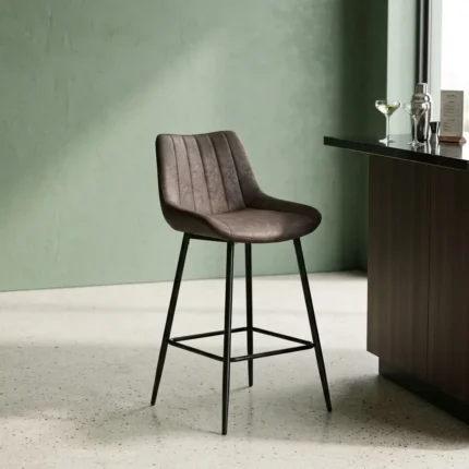 Non-Adjustable Leather Barstool, non-adjustable leather barstool, leather barstool, fixed height barstool, bar stool, leather counter stool, counter height stool, pub stool, restaurant bar stool, café bar stool, kitchen bar stool, breakfast bar stool, commercial bar stool, hospitality bar stool, waiting area stool, reception bar stool, office breakout stool, lounge bar stool, visitor stool, modern bar stool, contemporary bar stool, executive bar stool, high bar chair, leather high stool, fixed bar chair, wooden bar stool, metal frame bar stool, upholstered bar stool, padded bar stool, dining bar stool, indoor bar stool, premium leather stool, stylish bar stool, leather seating, commercial seating, restaurant furniture, café furniture, hospitality furniture, office furniture, bar furniture, leather barstool with padded seat, leather barstool with supportive backrest, leather barstool with sturdy steel frame, leather barstool with durable construction, leather barstool with premium upholstery, leather barstool with scratch resistant finish, leather barstool with reinforced legs, leather barstool with footrest, leather barstool with comfortable cushioning, leather barstool with quality craftsmanship, leather barstool with premium finish, leather barstool with modern design, leather barstool with contemporary styling