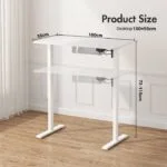 140cm White Adjustable Desk, 140cm white adjustable desk, 1400mm white adjustable desk, 1.4m adjustable desk, white height adjustable desk, white standing desk, white sit stand desk, electric adjustable desk, motorized standing desk, ergonomic office desk, office computer desk, office workstation desk, executive office desk, home office desk, study desk, computer desk, writing desk, office table, workstation desk, adjustable computer desk, height adjustable workstation, office furniture, modern office desk, contemporary office desk, minimalist office desk, office productivity desk, adjustable office workstation, office desk with electric height adjustment, office desk with dual motor lifting system, office desk with digital control panel, office desk with memory height presets, office desk with smooth height adjustment, office desk with whisper quiet motor, office desk with anti collision system, office desk with cable management, office desk with spacious work surface, office desk with premium white finish, office desk with scratch resistant surface, office desk with sturdy steel frame, office desk with reinforced construction, office desk with ergonomic working height, office desk with quality craftsmanship, office desk with modern design, office desk with contemporary styling, office desk with dependable durability