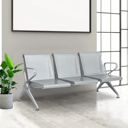 3 Seater Metallic Airport Bench, Airport Waiting Bench Kenya, 3 Seater Waiting Bench, Metallic Waiting Bench Kenya, Steel Airport Bench, Reception Waiting Bench, Hospital Waiting Bench Kenya, Office Waiting Bench, Bank Waiting Bench, Bus Terminal Bench, Railway Station Bench, Perforated Metal Bench, Public Seating Bench, Commercial Waiting Bench, Heavy Duty Waiting Bench, Reception Furniture Kenya, Office Furniture Kenya, Public Seating Kenya, Metallic Bench Kenya, Tamco Office Furniture