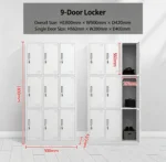 9-Compartment Office Storage Locker Tags 9 compartment office storage locker, office storage locker, metal storage locker, steel office locker, 9 door locker, compartment storage cabinet, office storage cabinet, employee locker, staff storage locker, workplace locker, personal storage locker, lockable office storage, secure storage cabinet, multi compartment locker, office organization, workplace storage solution, commercial storage locker, industrial storage cabinet, durable metal locker, steel storage cabinet, office furniture, employee storage, staff locker cabinet, personal belongings storage, document storage cabinet, space saving storage, organized office storage, secure workplace storage, locker cabinet, office locker cabinet, commercial office furniture, school storage locker, gym storage locker, changing room locker, institutional storage, business storage solution, heavy duty storage locker, lockable metal cabinet, office organization furniture, professional storage solution