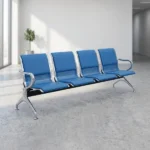 4-Seater Padded Office Reception Bench - Image 4