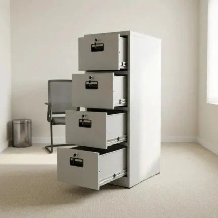 Vertical Metal 4-Drawer File Cabinet, durable metal filing cabinet, high-quality steel office cabinet, four-drawer document storage cabinet, vertical office filing system, lockable metal filing cabinet, professional office storage furniture, heavy-duty steel filing cabinet, office document organizer, secure paperwork storage cabinet, business records management solution, space-saving vertical storage cabinet, home office filing furniture, commercial office filing cabinet, administrative document storage unit, modern office organization furniture, letter-size file storage cabinet, office paperwork management system, sturdy metal drawer cabinet, professional workspace organizer, business office furniture, secure records storage solution, compact vertical filing cabinet, long-lasting steel storage furniture, office supplies organization cabinet, document archiving cabinet, corporate filing system, efficient office storage solution, multipurpose metal storage cabinet, workplace document management furniture, office equipment storage solution, four-tier filing cabinet, durable office organization system, professional records filing furniture, functional office storage unit, metal drawer storage organizer, business document filing solution, office productivity furniture, reliable document storage equipment, modern workspace filing cabinet, commercial records organization cabinet, Office workspace, home office, corporate office, business premises, administrative office, reception area, records management room, filing room, document storage room, accounting department, human resources department, legal office, government office, school administration office, university administrative office, hospital administration department, medical records department, bank office, insurance office, commercial workspace, coworking space, small business office, corporate headquarters, archive room, warehouse administration office, customer service department, executive office, private office, professional study room, business center, office supply department, institutional workplace, municipal office, public administration building, financial services office, law firm office, educational institution, healthcare facility, retail business office, manufacturing company office, property management office, nonprofit organization office, shared office environment, document processing center, office furniture showroom, office equipment store, Nairobi business district, Nairobi commercial offices, Kenya corporate workplaces, Kenyan small businesses, professional offices across Kenya, commercial establishments in Nairobi, office furniture suppliers in Kenya.